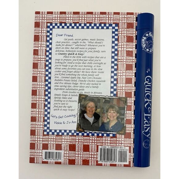 Gooseberry Patch Cookbooks Lot Of 2, Country Quick  & Easy and What’s For Dinner - Picture 6 of 16